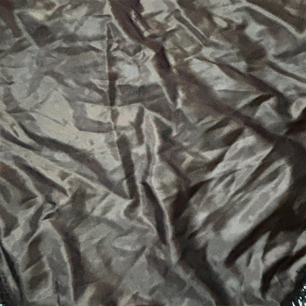 Luxe Black Velvet Shawl + Tassel Trim - Picture 2 of 3